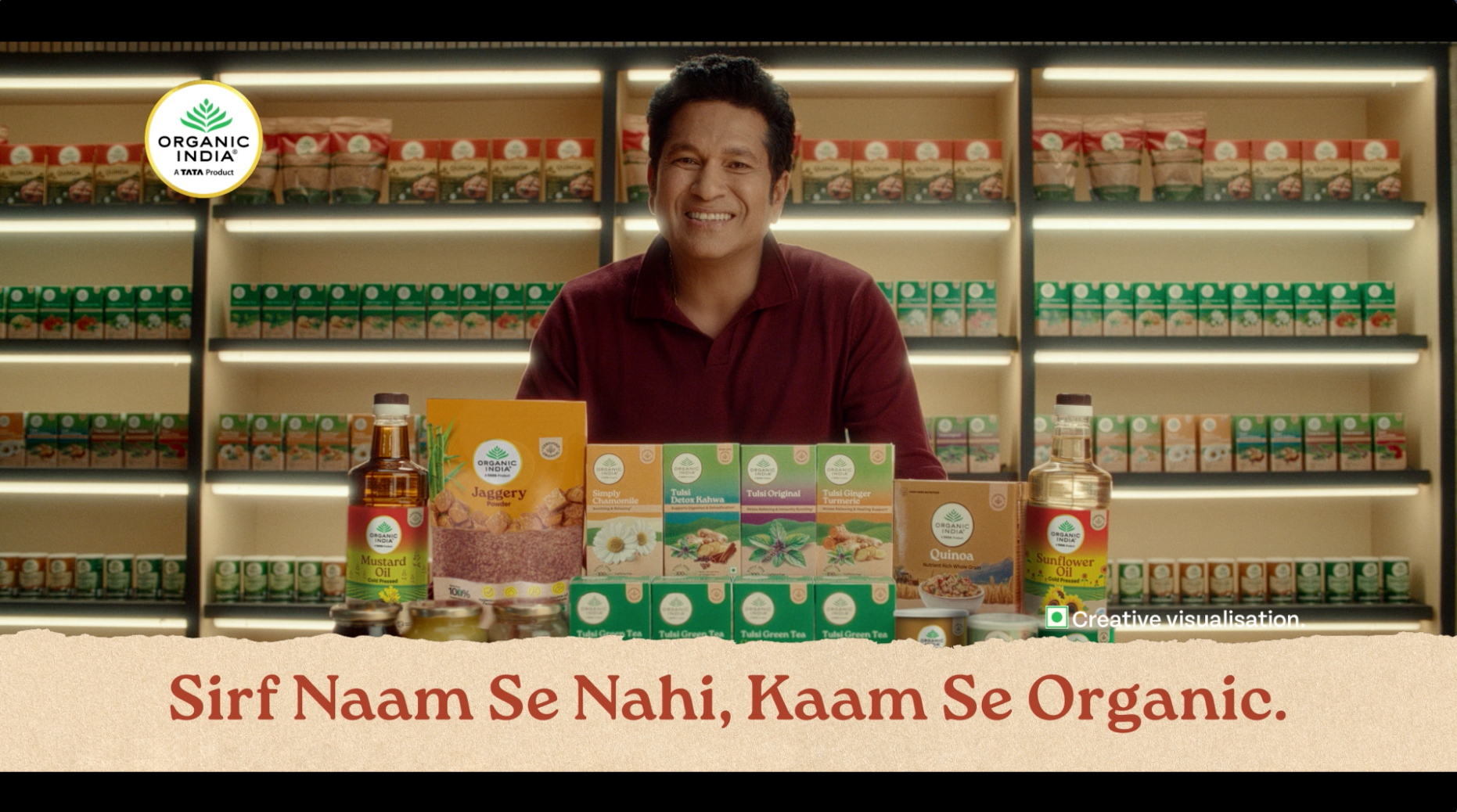 Sachin Tendulkar for Organic India