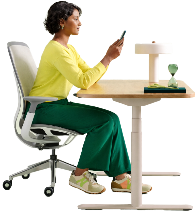 Employee using digital services