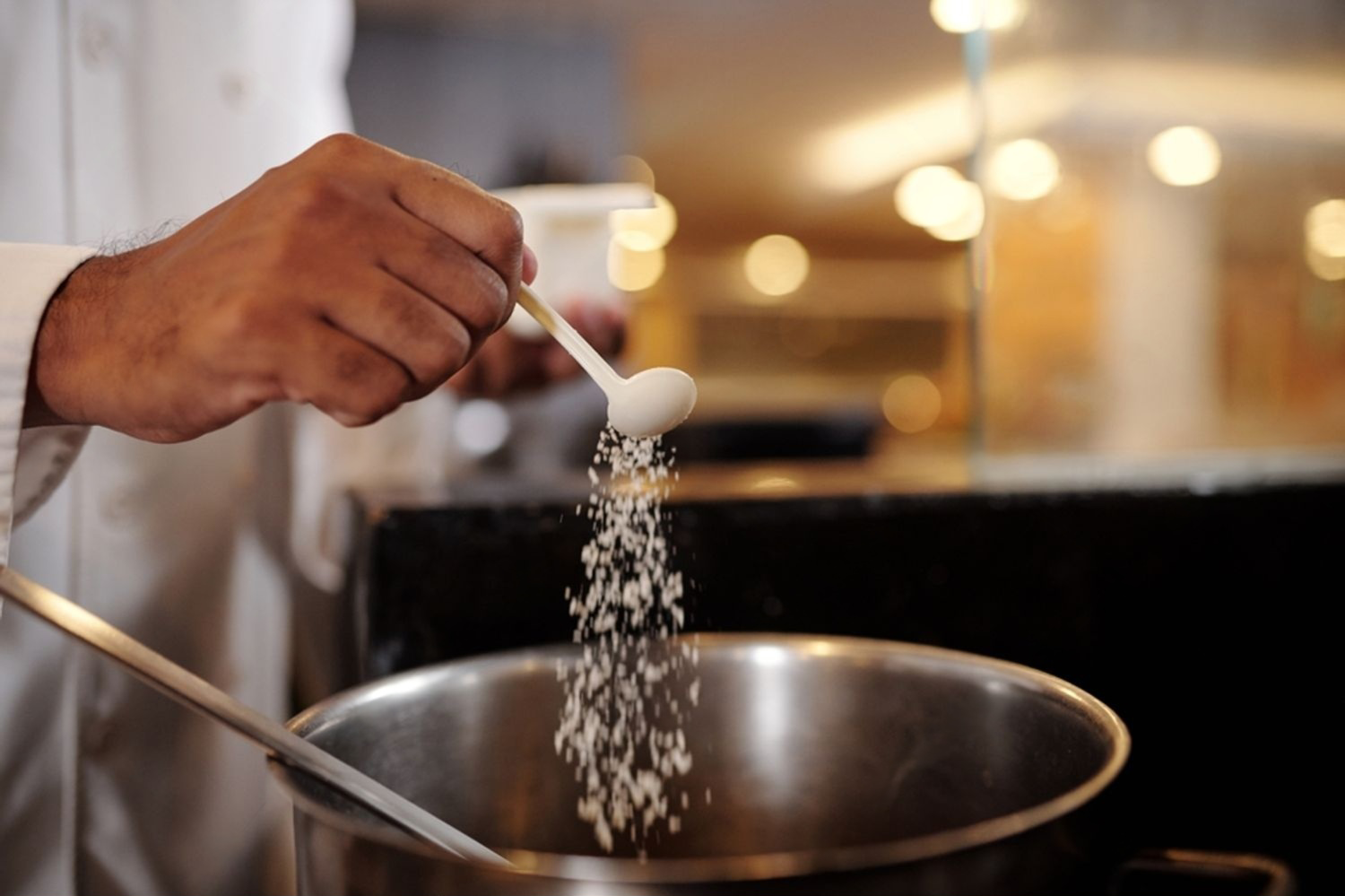 Chef using Tata Salt