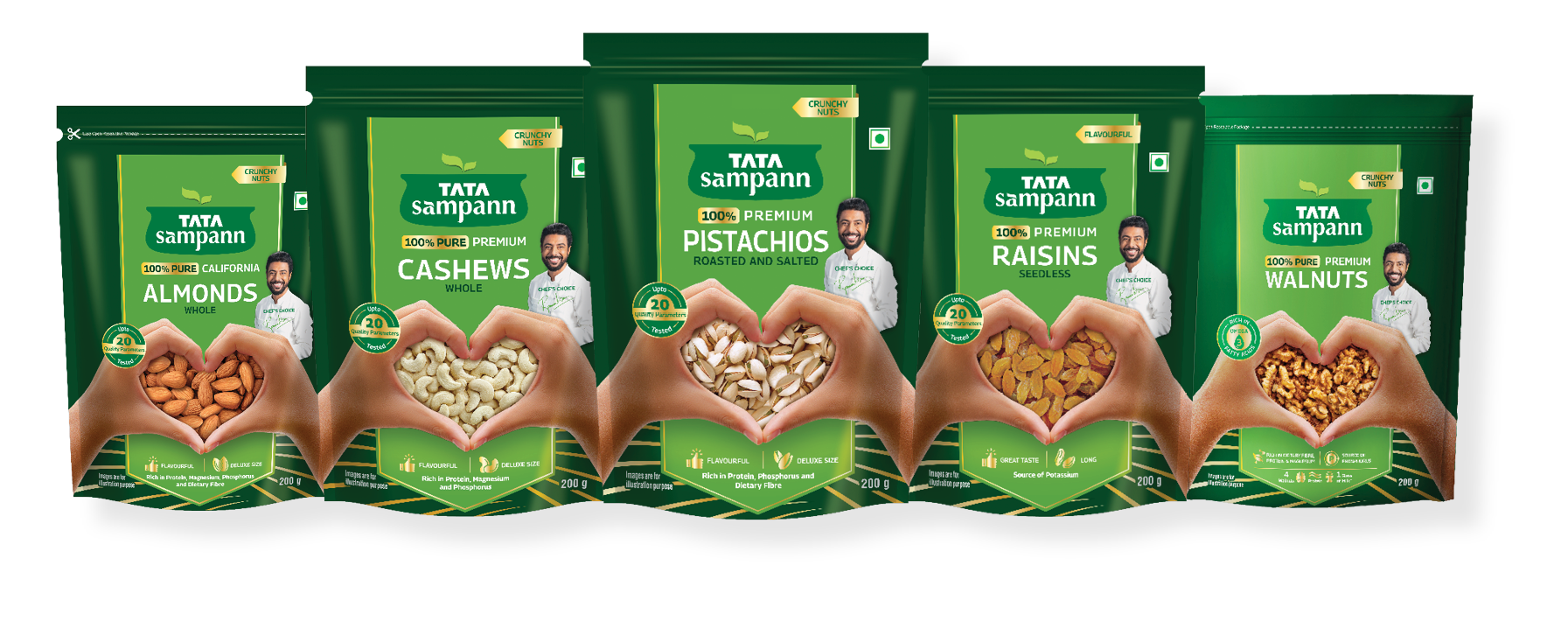 Tata Sampann Dry Fruits Range