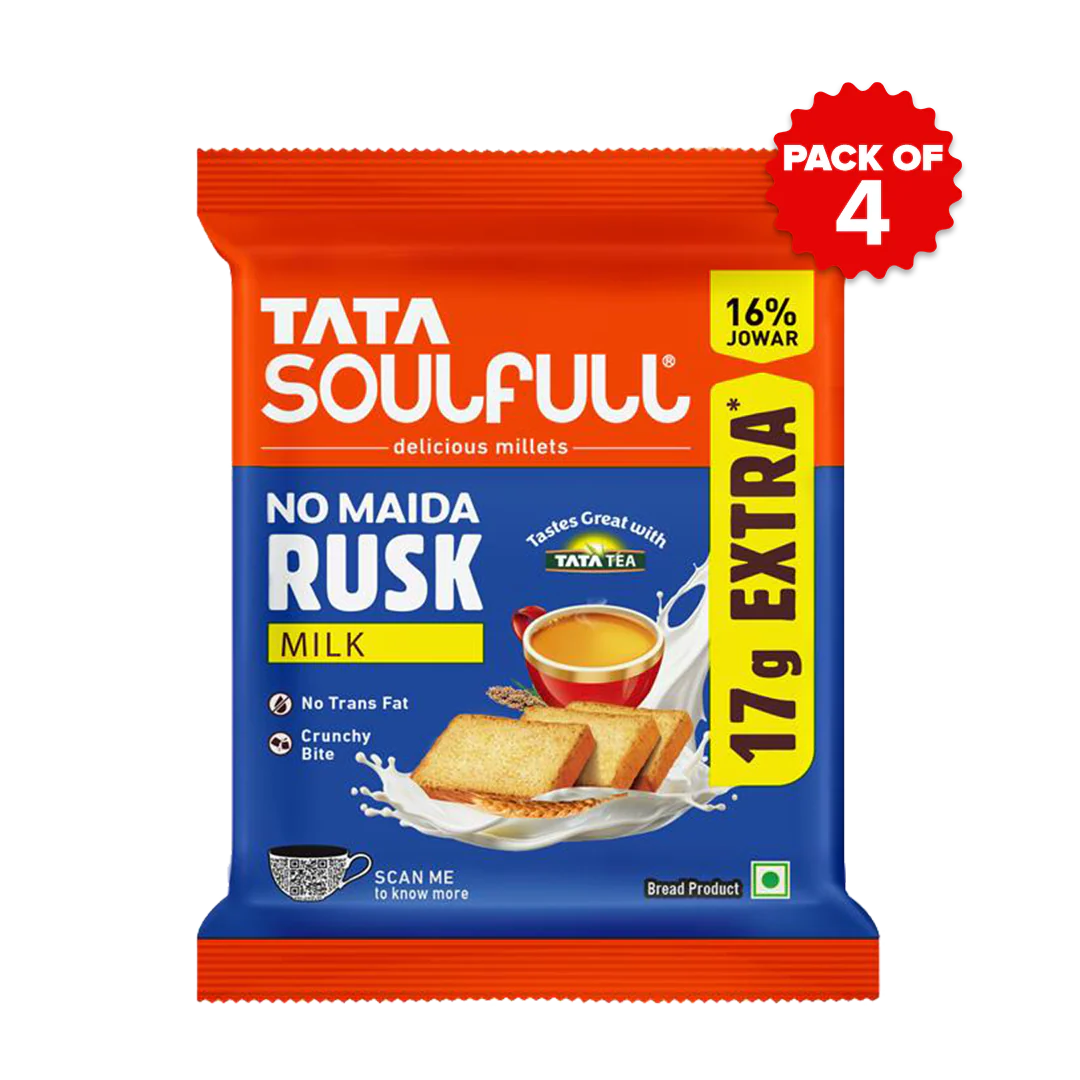 Tata Soulfull No Maida Rusk packaging