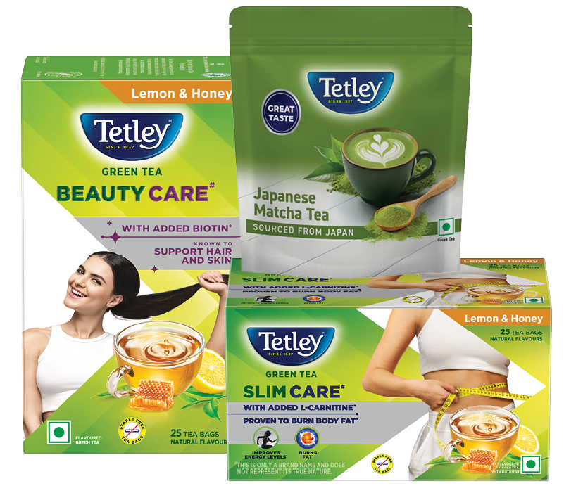 Tetley Green Tea Product Range