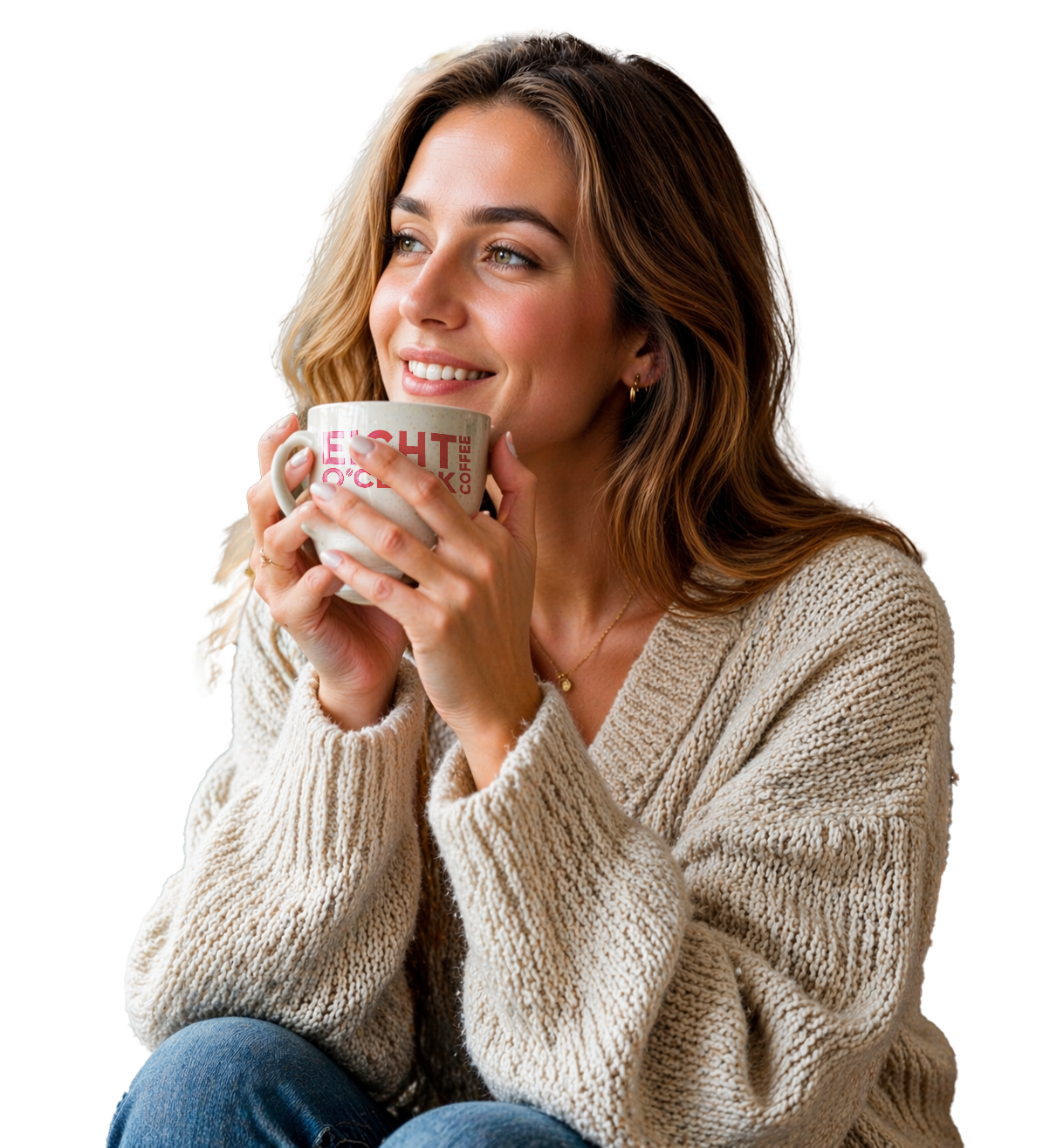 Girl enjoying coffee