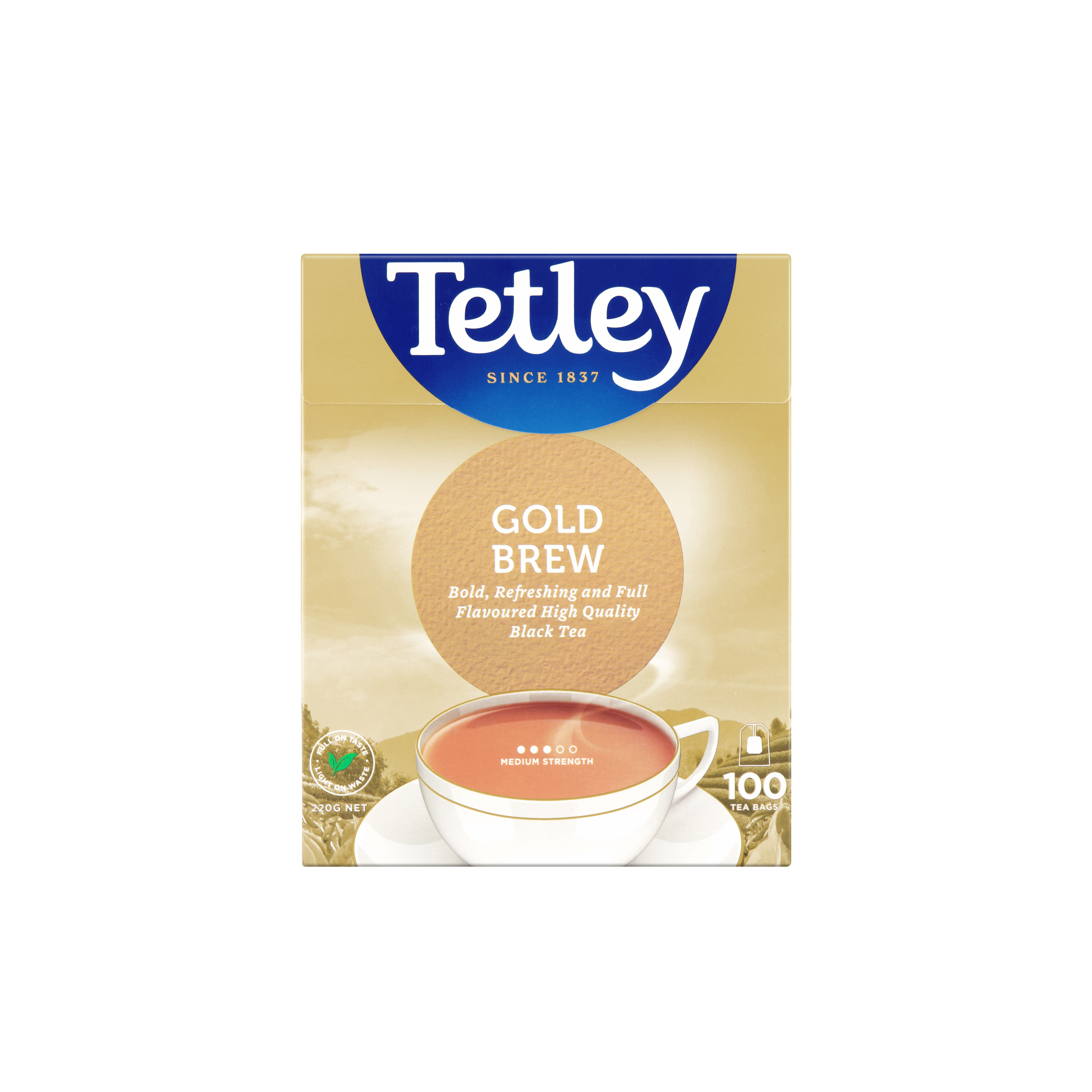 Tetley Gold Brew 100 Front