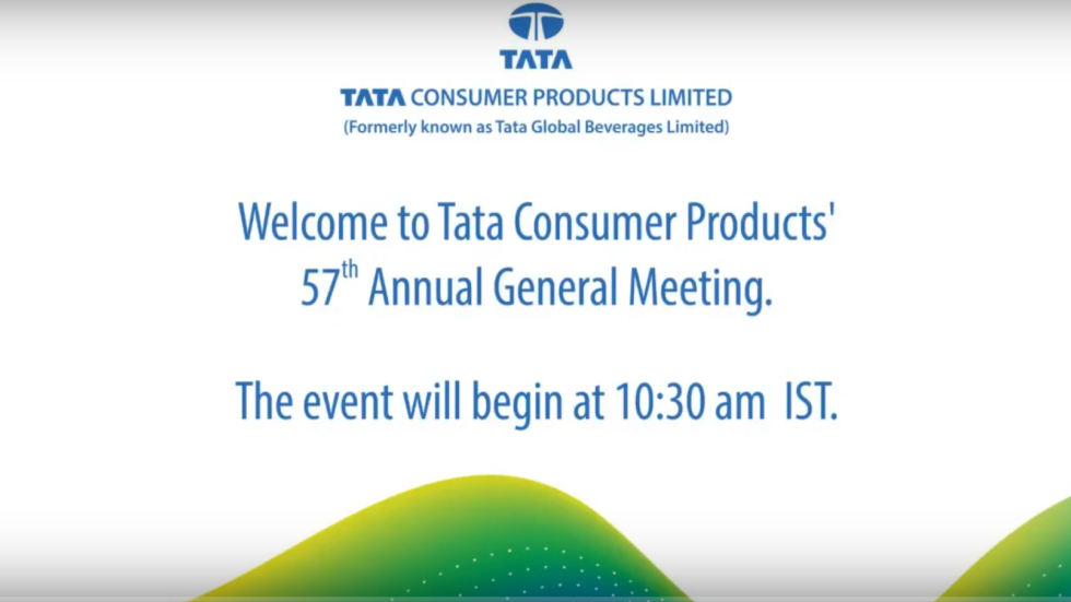 Webcast recording of 57th AGM of TCPL FY 2019-20