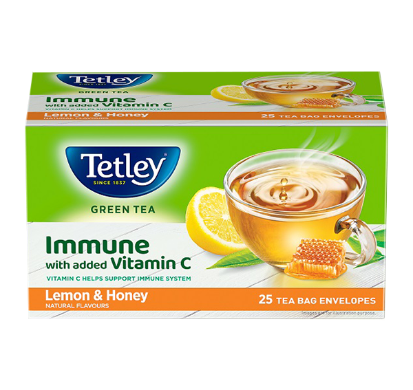 Tetley India Immune Lemon and Honey